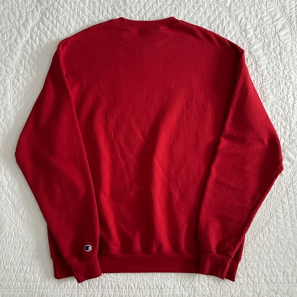 Champion East Stroudsburg University ESU Crewneck Sweatshirt Pullover Red XL - Picture 3 of 10